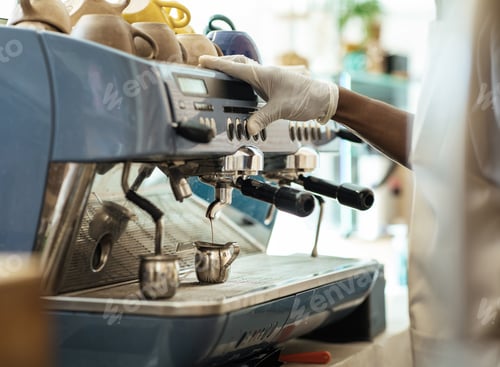 Preview: New normal, great service and takeaway coffee during social distance and covid-19 quarantine