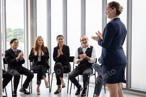 Preview: Group of multiethnic businessmen
