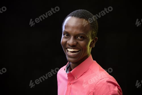 Preview: Creative emotional Portraits of young mid-adult Kenyan black Male Man