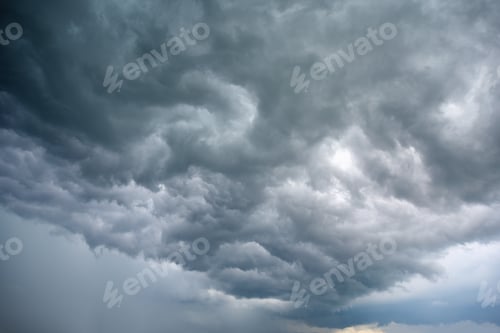 Preview: Dark rainy clouds.