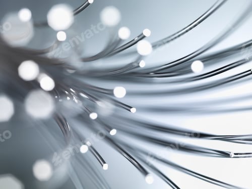 Preview: Bundle of fibre optic cables