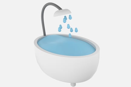 Preview: Bath 3D Illustration