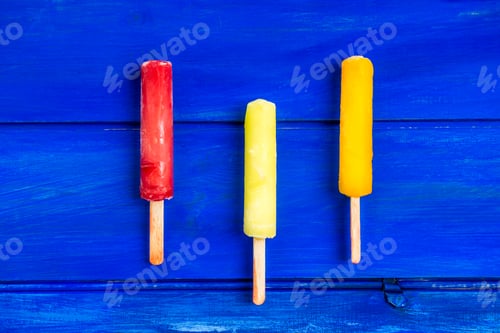 Preview: Bright Ice Popsicles made from Lemon, Pineapple, Berries