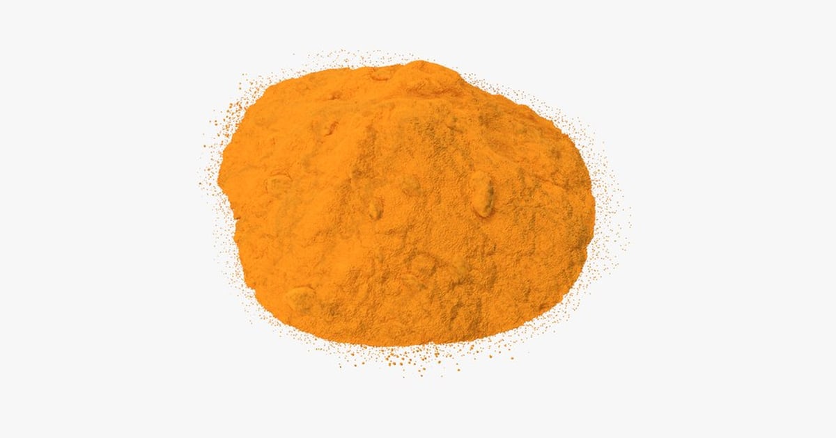 Finely Ground Turmeric Powder 3D, Incl. condiment & flavour - Envato