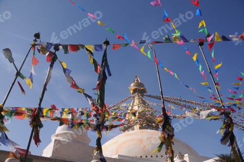 Preview: Boudhanath Stupa in Kathmandu, Nepal, UNESCO World Heritage Site.