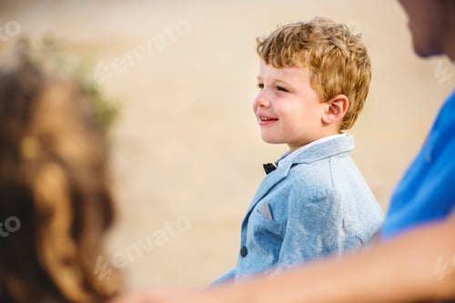 Preview: Little boy at a wedding ceremony