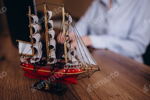 Preview: Decorative ship in the office