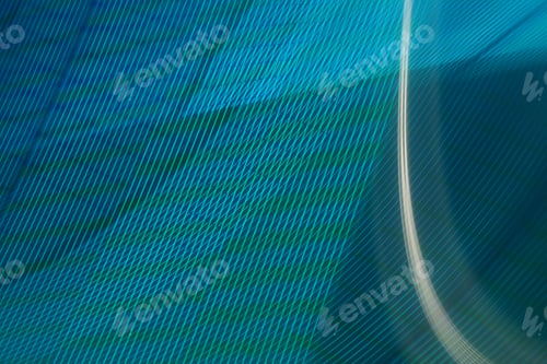 Preview: Large display featuring a pattern of blue lights radiating outward along distinct lines