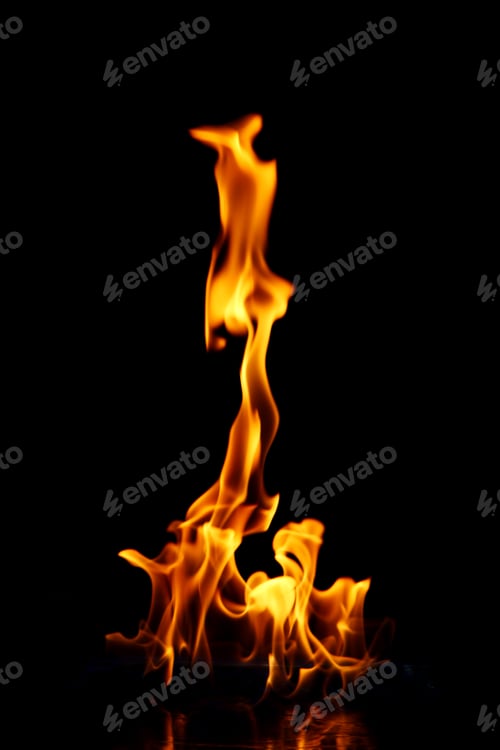 Preview: Glowing fire flame