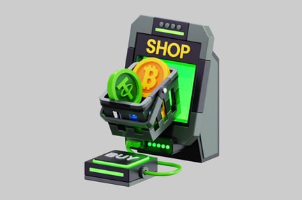 Preview: Crypto Shopping With Cart And Bitcoin