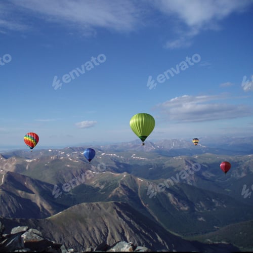 Preview: Balloon flight over the mountains