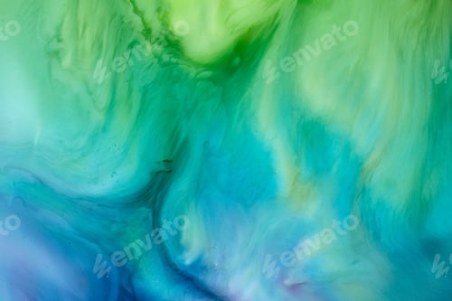 Preview: Abstract flow of liquid paints in mix
