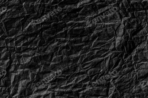 Preview: Crumpled black paper textured background