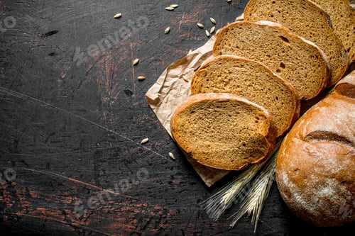 Preview: Sliced fresh bread.