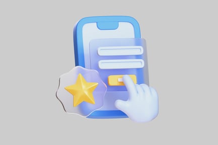 Preview: Cartoon mobile app rating system