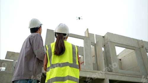 Preview: Engineers and survey aircraft on a mission to inspect residential building structures
