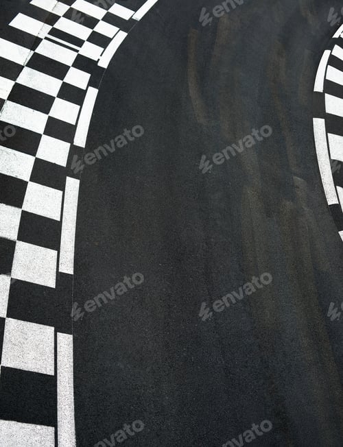 Preview: Car race asphalt on Grand Prix street track