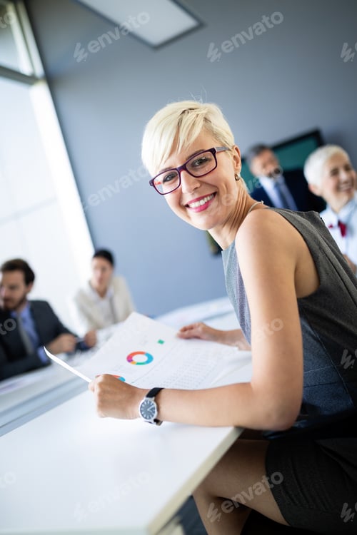 Preview: Meeting business corporate success brainstorming teamwork office concept