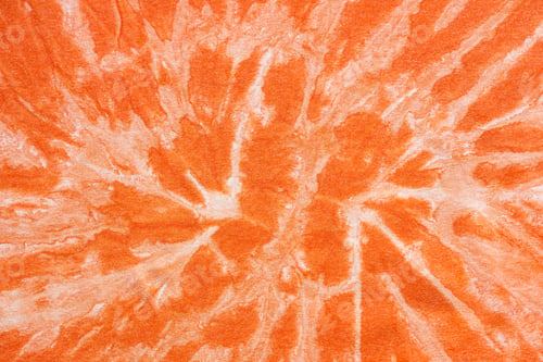 Preview: handcrafted batik orange abstract pattern