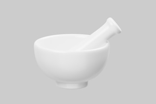 Aperçu: Ensemble mortier et pilon en céramique