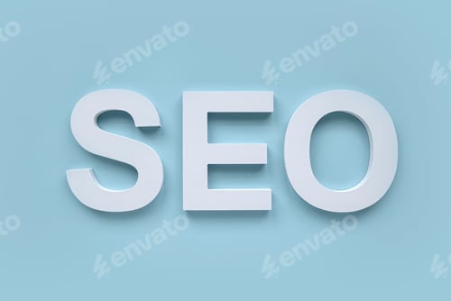 Visualização: Otimização de mecanismos de busca. Conceito de marketing, classificação, tráfego de sites de negócios na Internet