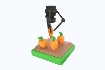 Preview: Harvesting Machine 3D Icon