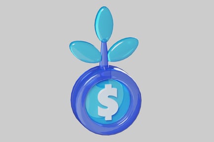 Preview: Money Sprout: Financial Growth Icon