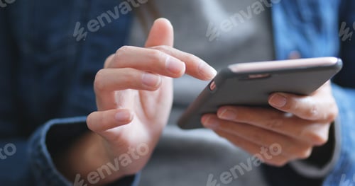 Preview: Hands Using Smart Phone Device for Communication