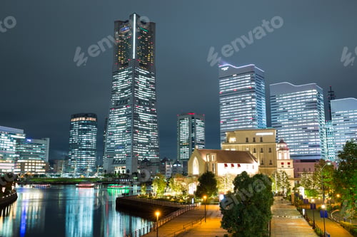 Preview: Cityscape in Japan at night