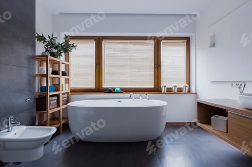 Preview: Bathroom with freestanding bathtub