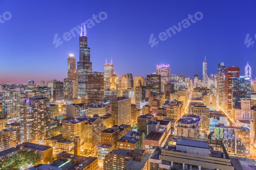 Preview: Chicago, Illinois, USA Skyline