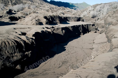 Preview: Ash Sand at the Bottom of Mount Bromo, Bromo Tengger Semeru National Park, East Java, Indonesia, Asi