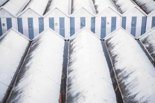Preview: Pattern of connected fishermen huts