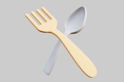 Preview: Fork and spoon dining set