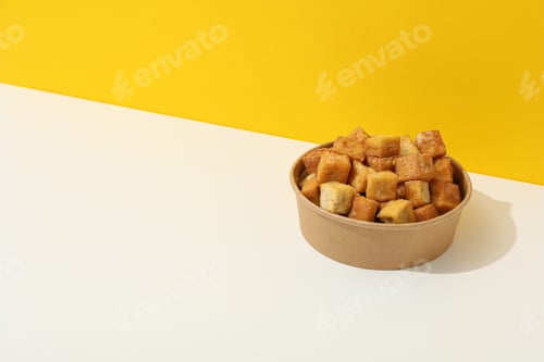 Preview: Fried tofu, tasty and delicious fried food