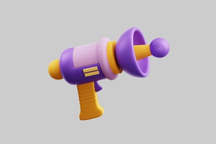 Preview: Cartoon ray gun toy