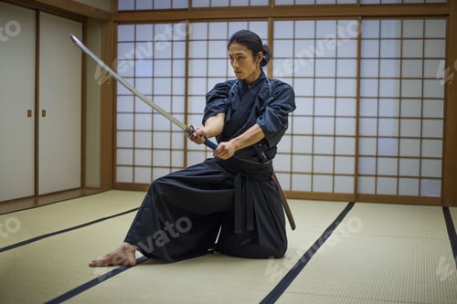 Preview: Samurai training in a traditional dojo in Tokyo
