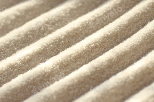 Preview: Quartz sand with parallel stripes on it.