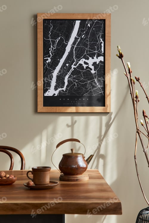 Preview: Stylish dining room interior