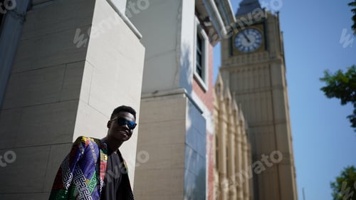 Preview: Portrait of a confident young black guy