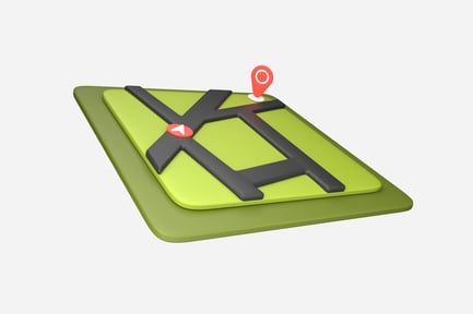 Preview: Map Pointer 3D Illustration