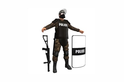 Preview: Armed officer in tactical gear