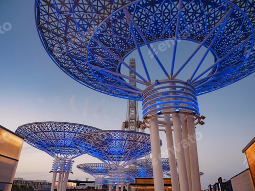 Preview: Dubai, United Arab Emirates, March 26, 2023: Bluewaters island