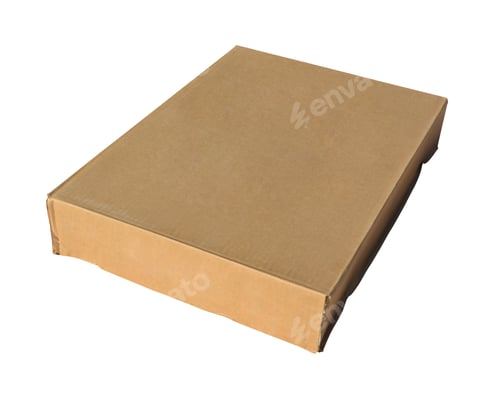 Preview: Brown Cardboard Box isolated