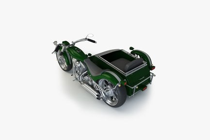 Preview: Motorcycle with sidecar