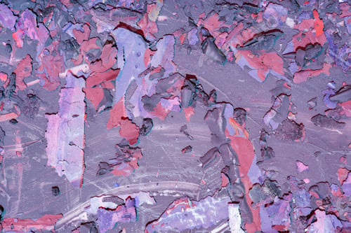 Preview: Destroyed Texture- Old Acrylic Paint. Crackle Surface- Abstract Pattern