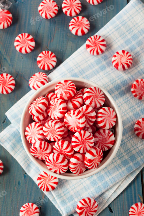 Preview: Sweet Red and White Peppermint Candy