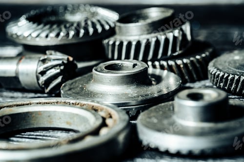 Preview: Gears from an old industrial machine