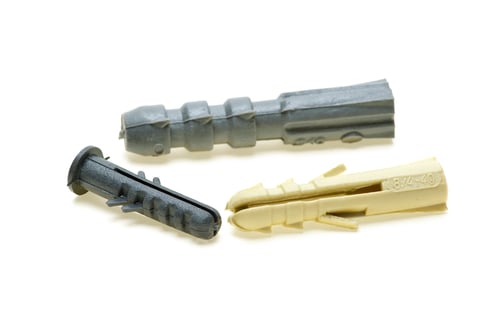 Preview: Three plastic dowels