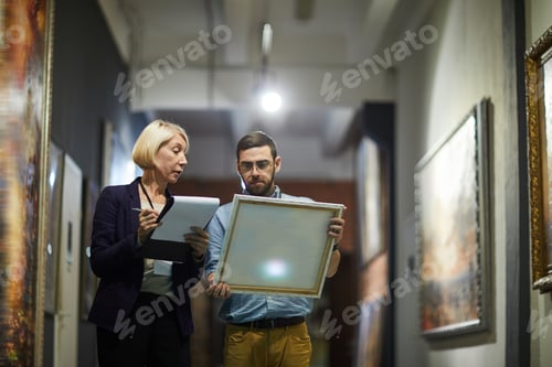 Art Curators in Museum